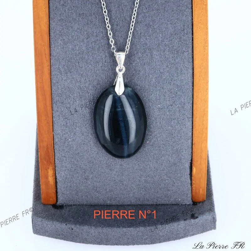 Pendentif œil de faucon Afrique - La Pierre FR