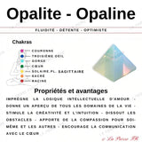 Perles Heishi opaline 4mm - La Pierre FR