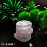 Quartz Rose en Galet Plat – Pierre de Sérénité et Amour