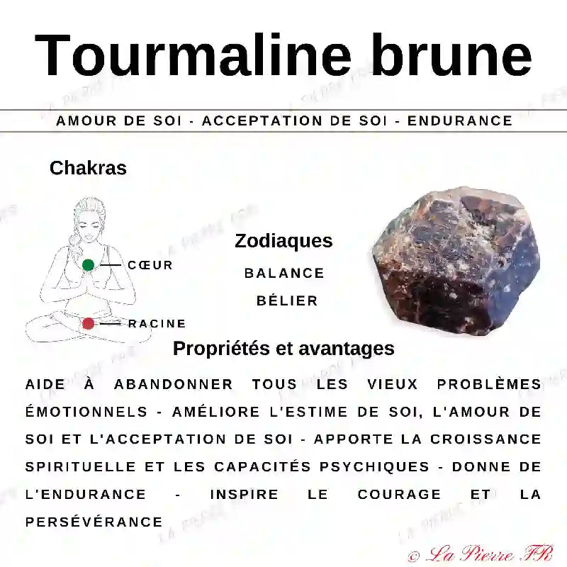 26 perles Tourmaline Brune (Œil de Chat) rectangulaire