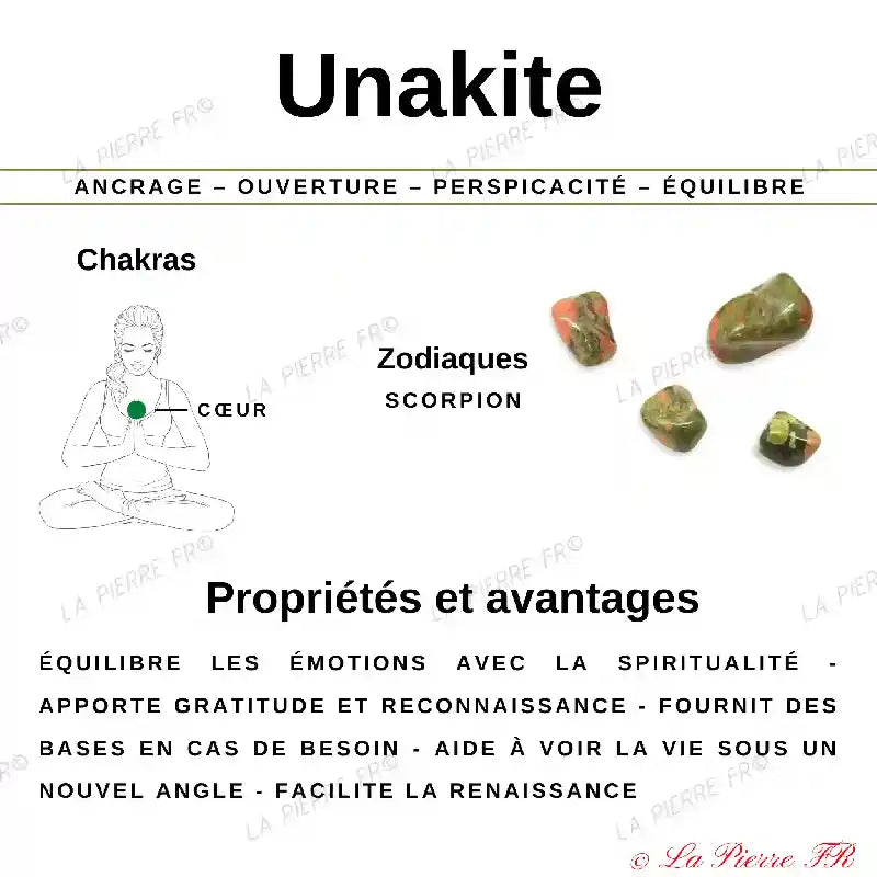 26 perles Unakite naturelle rectangulaire