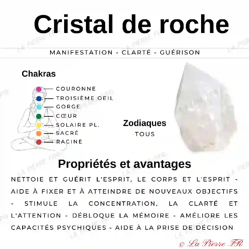 Pendentif Cœur en Cristal de Roche