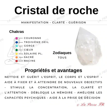 Perles Cristal de Roche en pierre naturelle ronde 4/6/8/10 mm de Qualité AAA, pour la création de bijoux et lithothérapie