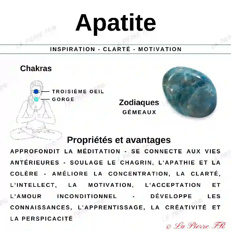 Sphère en Apatite - Boule en pierre naturelle