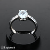 Bague en Aigue Marine 