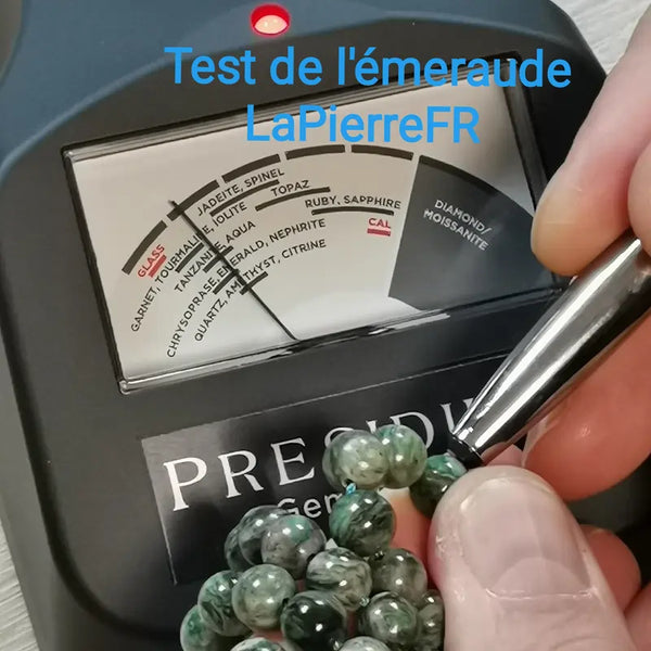 Perles Émeraude verte - Qualité AA+