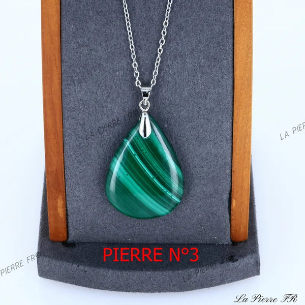 Pendentif en Malachite