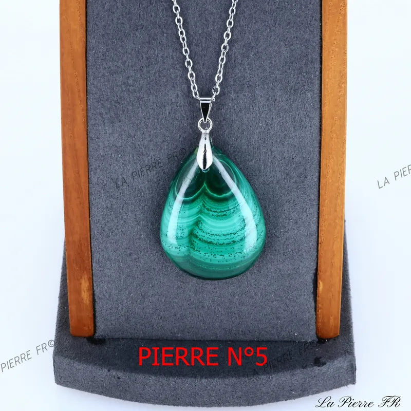 Pendentif en Malachite