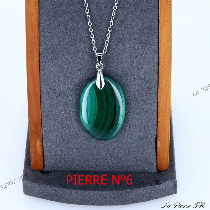 Pendentif en Malachite