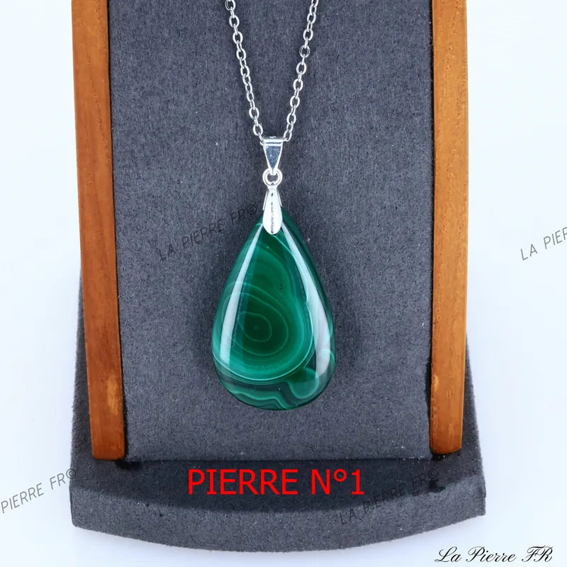 Pendentif en Malachite