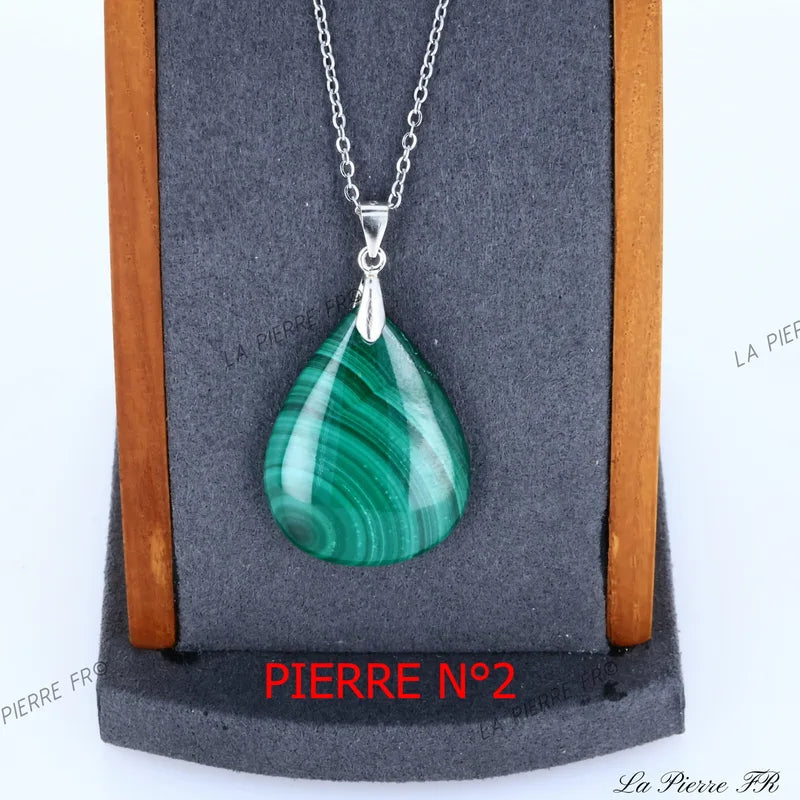 Pendentif en Malachite