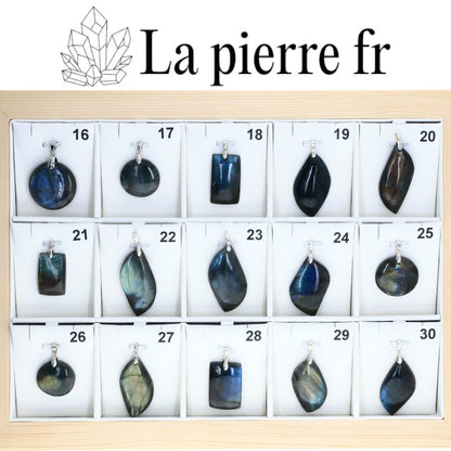 Pendentif Labradorite de Madagascar