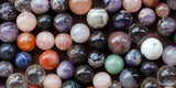 Fil de perles Howlite blanche ronde 6mm 8mm 10mm | Perle pierre naturelle ronde et lisse | Gemmes | Qualité AAA
