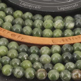 Perles Jade vert en pierre naturelle ronde 6mm ou 8mm de Qualité AA+, pour la création de bijoux et lithothérapie