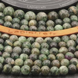 Perles Émeraude verte en pierre naturelle ronde 6mm/ 8mm/10mm de Qualité AA+, pour la création de bijoux et lithothérapie