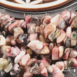 perle naturelle en rhodonite 