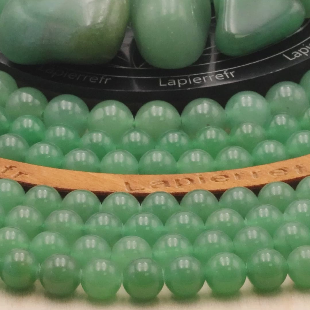 Perles Aventurine Verte ronde 6mm 8mm 10mm | Perle pierre naturelle