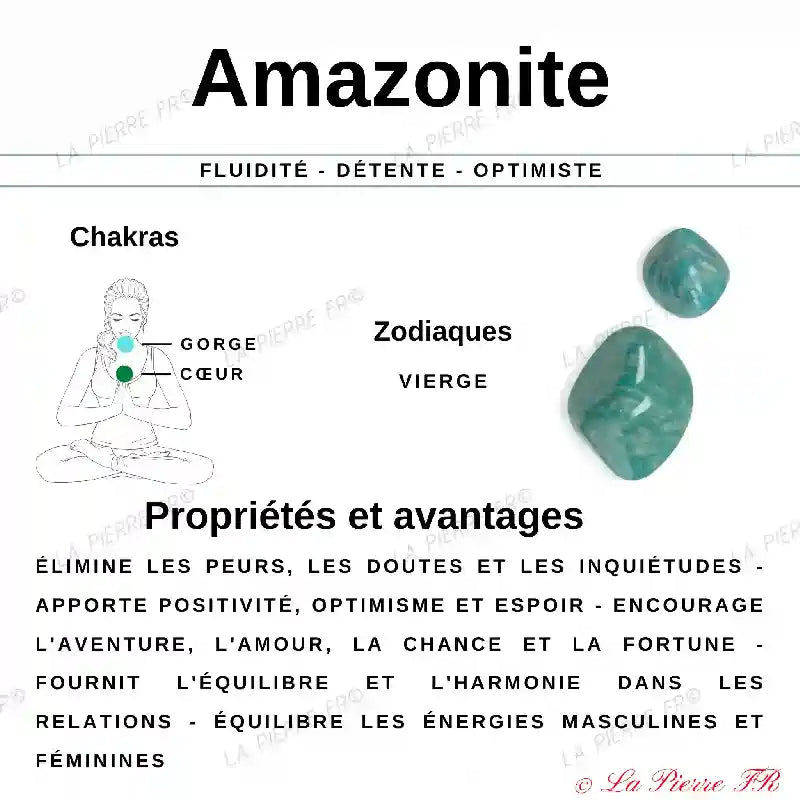 Amazonite : Perles Heishi en pierre naturelle 6mm (Heishi) – Fil de 36cm