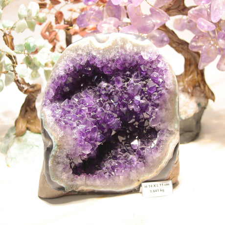 Améthyste d'Uruguay | Géode d’améthyste naturelle | Quartz violet | Pierre d’Harmonie et Sérénité | Boutique de minéraux-cristaux en France
