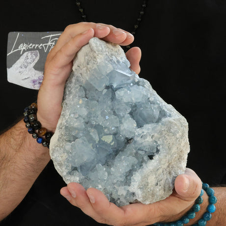 CELESTINE de Madagascar 3,4 Kg | LaPierreFR, boutique de pierres-minéraux-cristaux en France