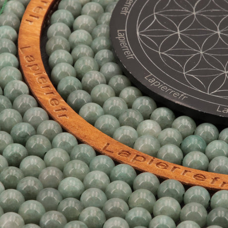 60 perles JADE VERT naturel ronde 6mm | 45 perles 8mm | 35 perles 10mm | Perle pierre naturelle semi précieuse ronde | Qualité AAA
